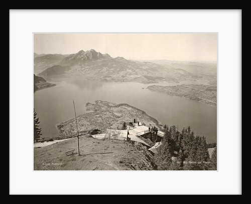 View the lookout Känzelei Rigi and Pilatus by Anonymous