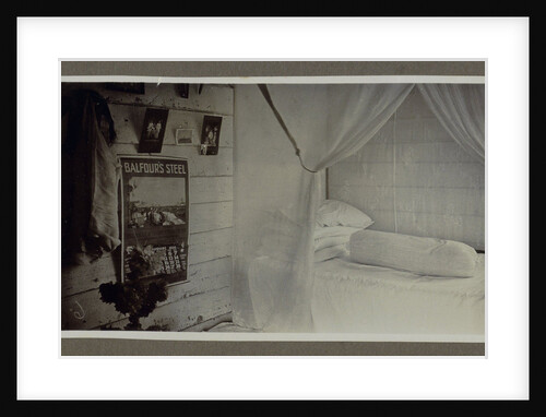 Bedroom with a bed by Anonymous