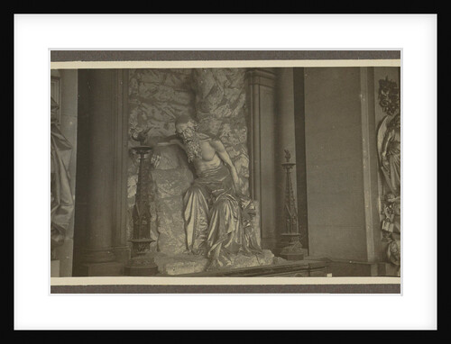 Picture of a grieving man with a beard by Anonymous