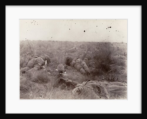 Englishmen slain at Spioencup,the battle of Spion Kop, Second Boer War by Anonymous