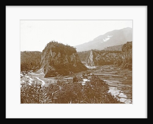 Sumatra view on fields at Karbouwengat, Fort de Cock, Indonesia by Anonymous