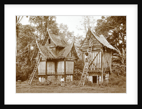 Padi sheds Batipoeh by Christiaan Benjamin Nieuwenhuis