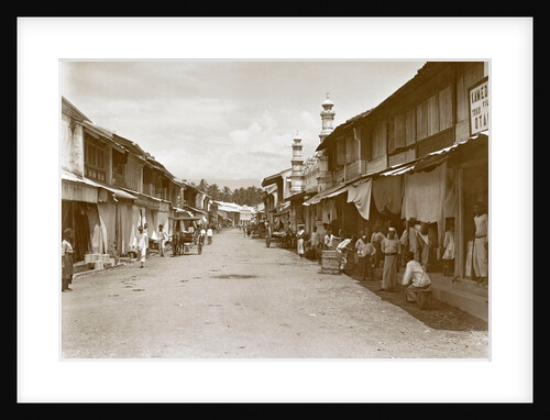 Padang street Klingalese district by Christiaan Benjamin Nieuwenhuis