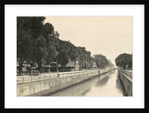 Batavia, Indonesia Molenvliet with Hotel des Indes by Anonymous