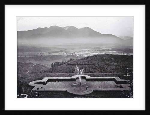 Java panorama Goentoer from the Kurhaus Parahyangan or Priangan or Preanger Java, Indonesia by Anonymous