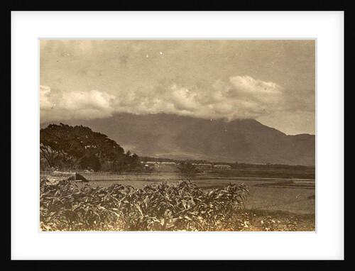 Java, Indonesia mountain in clouds by Anonymous