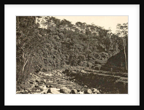 Java, Ninisvboonz, with panorama with river, Indonesia by Anonymous