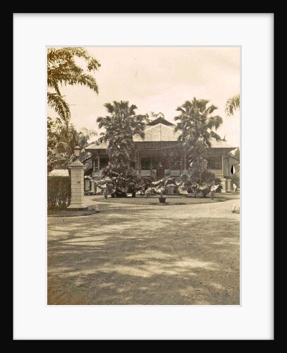 Medan, home of Mr. Heinecken with garden, Indonesia by Anonymous