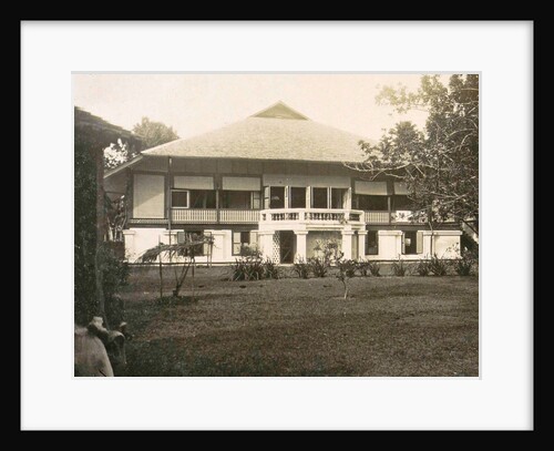 Medan, home of Mr. Heinecken with garden, Indonesia by Anonymous
