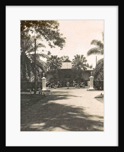 Medan, home of Mr. Heinecken with garden, Indonesia by Anonymous