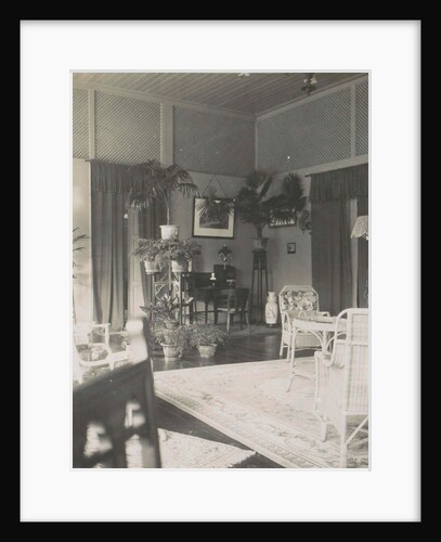 Medan, interior house of Mr. Heinecken, Indonesia by Anonymous