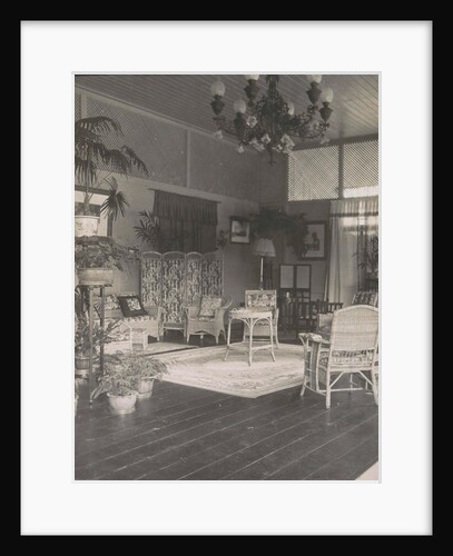 Medan, interior house of Mr. Heinecken, Indonesia by Anonymous