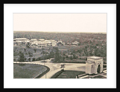 Medan view on the woman home of the Sultan of Deli, Indonesia by Anonymous