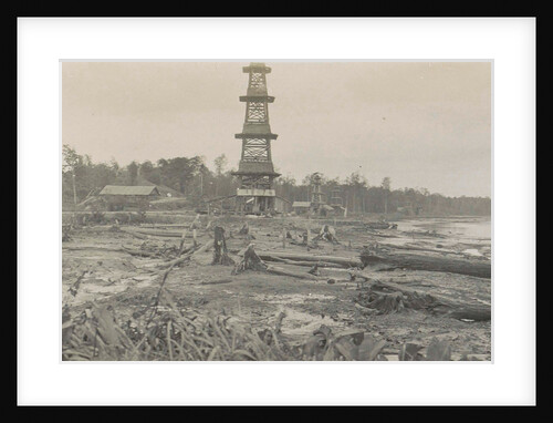 Sumatra, Pangkalang-Soesoeh new rig under construction, Indonesia by Anonymous