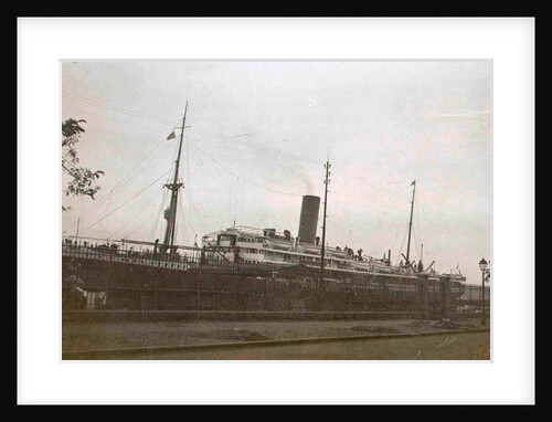 Port Said, Suez Canal pier with the Prince of the Netherlands by Anonymous