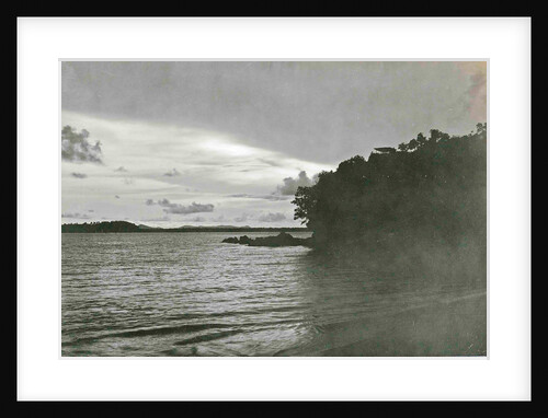 Siboya, sunset over lake by Anonymous