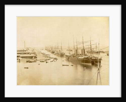 Boats in Port Said Cruise Dragon, Egypt by C. & G. Zangaki
