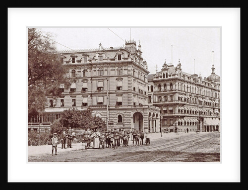 Bremen, Hillmann's Hotel and Europaischer Hof, Zedler und Vogel by Anonymous