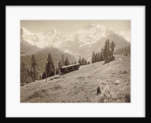 Railway of Murren Grutschalp, Switzerland by Anonymous