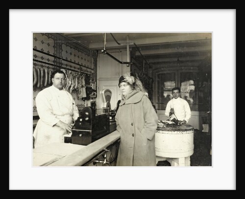 Interior of the butchery of P. de Gruyter, Oude Waal 2, Amsterdam, Netherlands by Anonymous