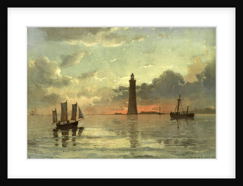 Painting Sunrise C. Frederick Sorensen by Anonymous