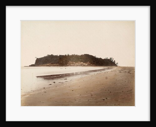 View of the coast of the island of Enoshima, Japan by Anonymous