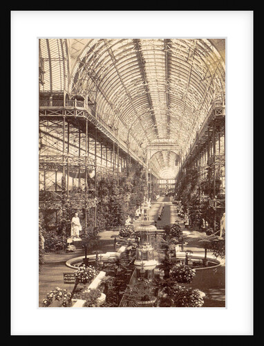 Interior Crystal Palace in London UK by Anonymous
