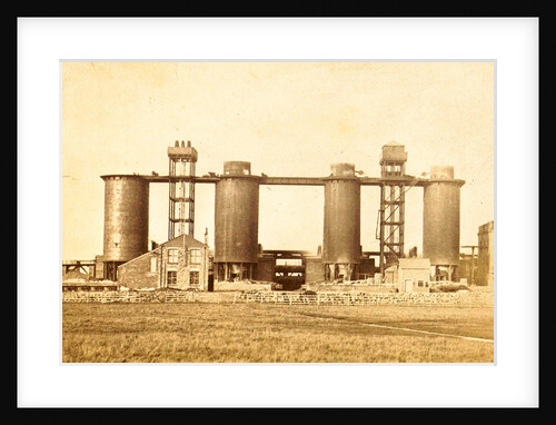 Blast furnaces for steel production in the factory of Bolckow, Vaughan & Co. Ltd. in Middlesbrough UK by Anonymous
