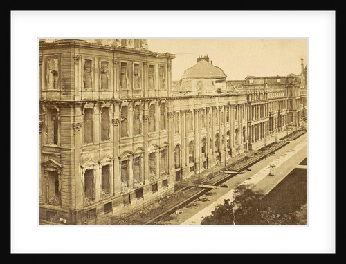 buildings with gardens in Paris, France by Anonymous
