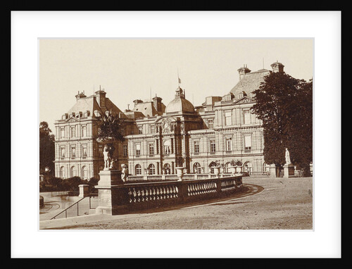 Exterior of the Palais du Luxembourg in Paris, France by Anonymous
