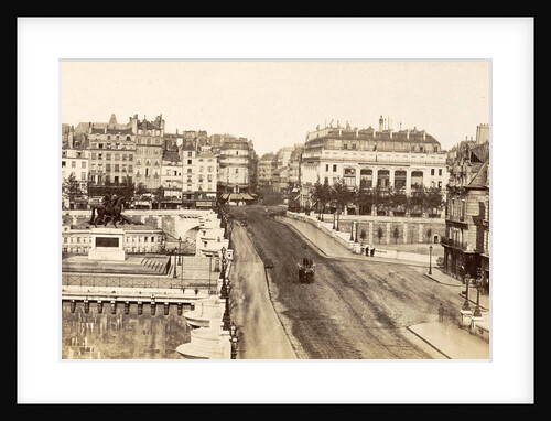 Pont Neuf and surrounding buildings in Paris, France by Anonymous