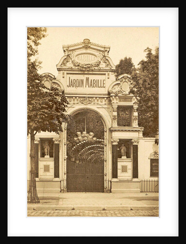 Entrance Jardin Mabille, a dance hall in Paris, France by Anonymous