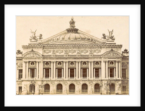 front of the Opera in Paris, France by Anonymous