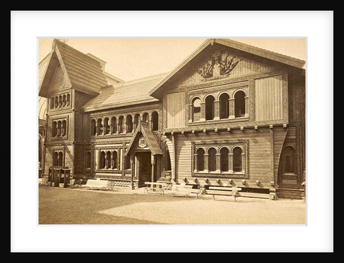 Swedish pavilion at the World Exhibition in Paris, France in 1889 by Anonymous