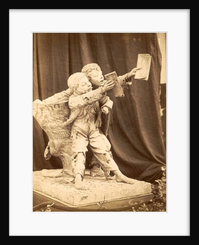 Image 'I'm first sir!' Giovanni Focardi, possibly exhibited at the Paris, France World Exhibition in 1889 by Anonymous