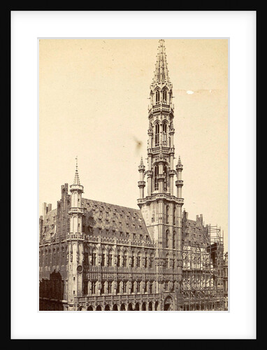 facade and tower of the town hall by Anonymous