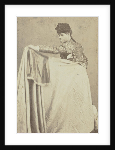 Portrait toreador with cloth by J. Laurent