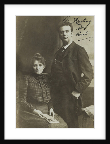 Portrait of opera singer G. Reuling and a man by Anonymous