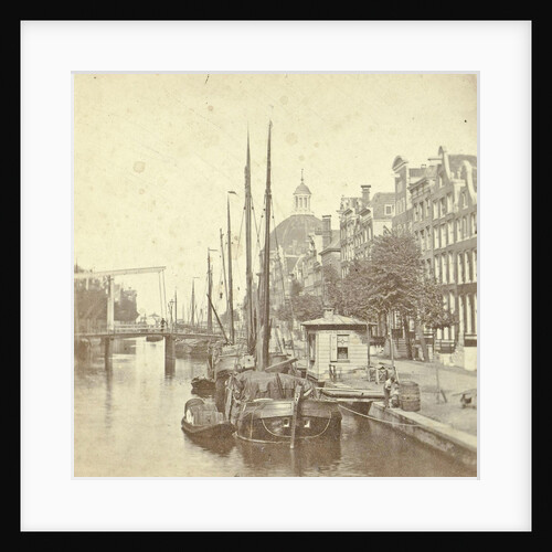 view of the Singel in Amsterdam by Anonymous