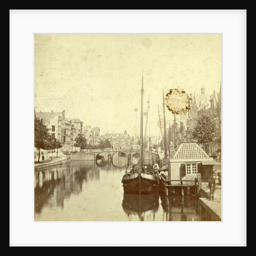the Singel in Amsterdam at about the Gasthuismolensteeg by Anonymous