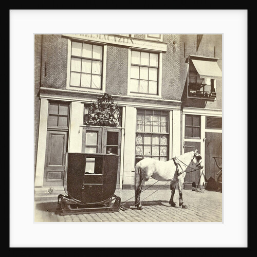 Sledge with horse on the Thorbeckeplein, Amsterdam by Anonymous