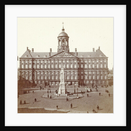 The Royal Palace in Amsterdam before national monument De Eendracht by Anonymous