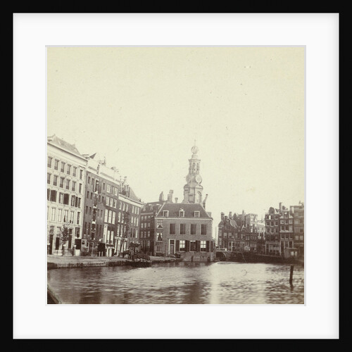 View of the mint tower, munttoren, in Amsterdam and the nearby area by Anonymous