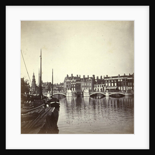 Inner Amstel River in Amsterdam The Netherlands by Anonymous