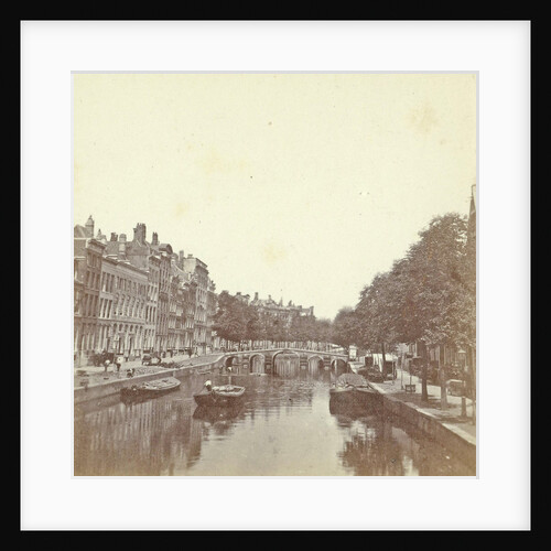 Herengracht over the Warmoesgracht, nowadays Raadhuisstraat in Amsterdam by Anonymous
