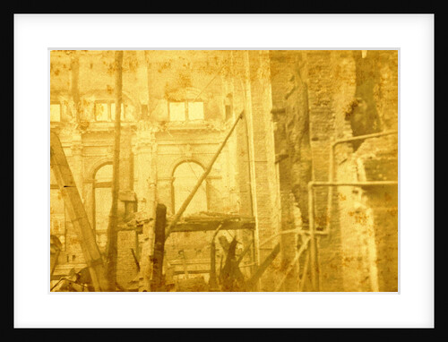 Stadsschouwburg in Amsterdam, The Netherlands after fire, February 20, 1890 (foyer) by Christiaan Batelt