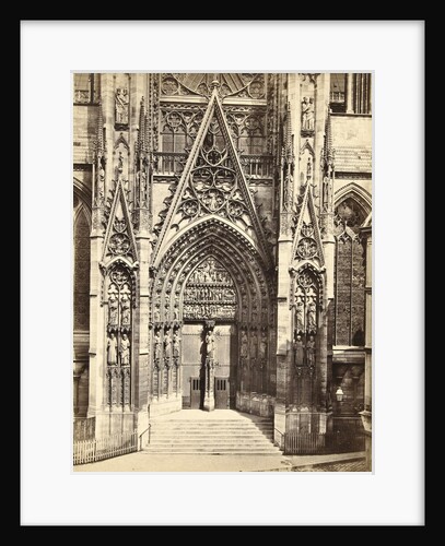 Façade of Notre Dame in Rouen France by Anonymous