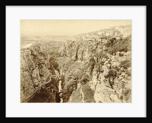 Gorge in Algeria by Étienne Neurdein
