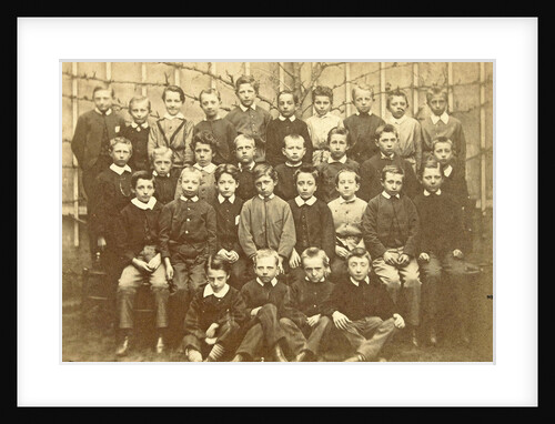 a class with boys by Anonymous