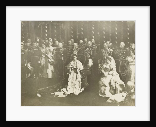Inauguration of Queen Wilhelmina in the Nieuwe Kerk in Amsterdam, The Netherlands (1898) by R. Ebner